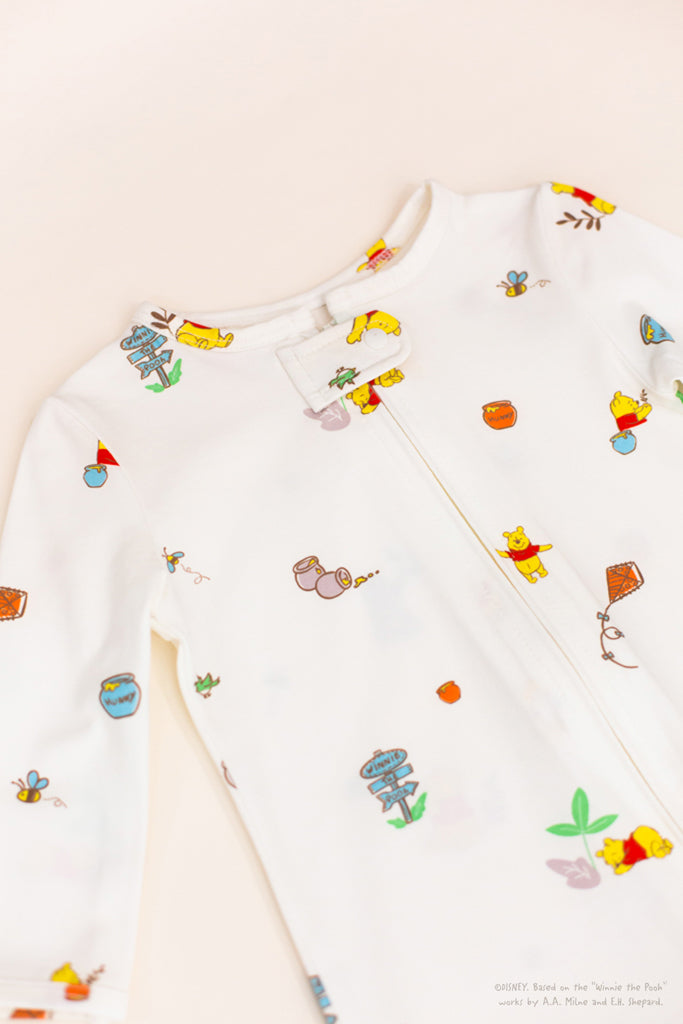 Sleepsuit - Pooh Kites | Disney x elly | Baby Essentials at The Elly Store Singapore