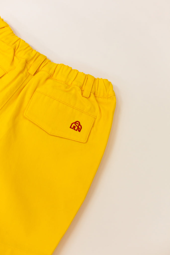 Charlie Shorts - Light Yellow | Boys&#39; Bottoms | The Elly Store Singapore