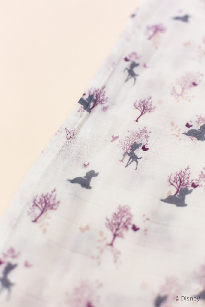 Disney x elly Organic Cotton Swaddle - Forest Bambi | Ideal for Newborn Baby Gifts | The Elly Store Singapore