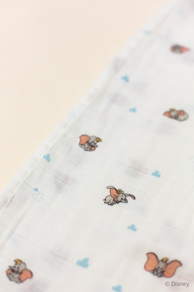 Disney x elly Organic Cotton Swaddle - Cloud Dumbo | Ideal for Newborn Baby Gifts | The Elly Store Singapore