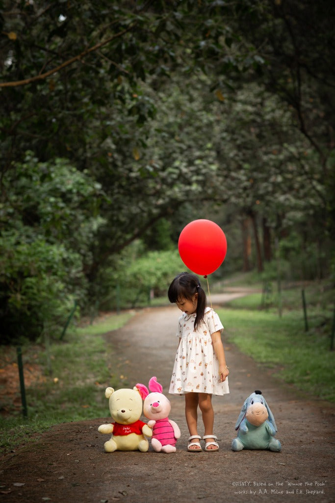Clara Dress - Forest Pooh | Disney x elly Baby Clothing | The Elly Store Singapore