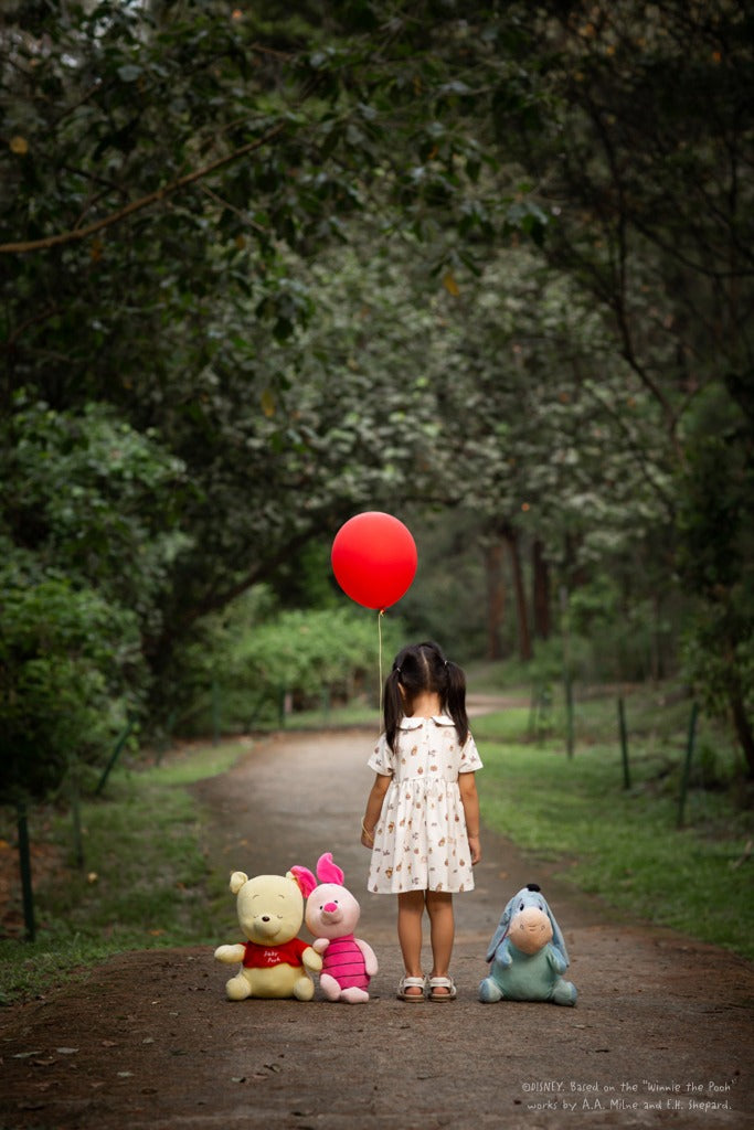 Clara Dress - Forest Pooh | Disney x elly Baby Clothing | The Elly Store Singapore