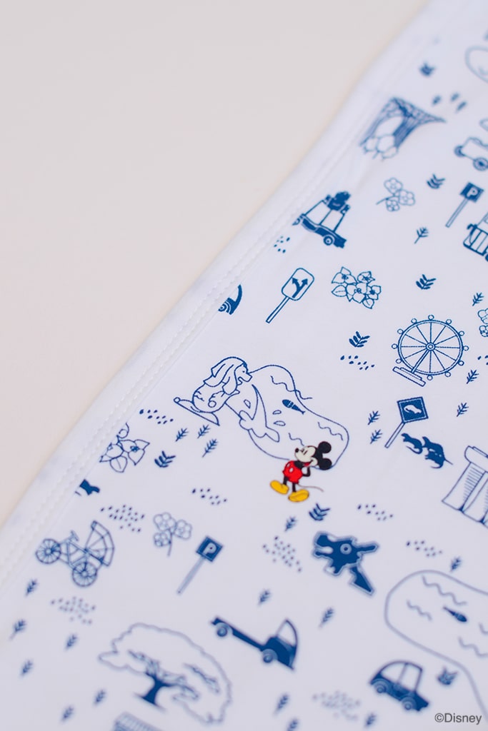 Jersey Blanket - Blue Road Trip Mickey | Ideal for Newborn Baby Gifts | The Elly Store Singapore