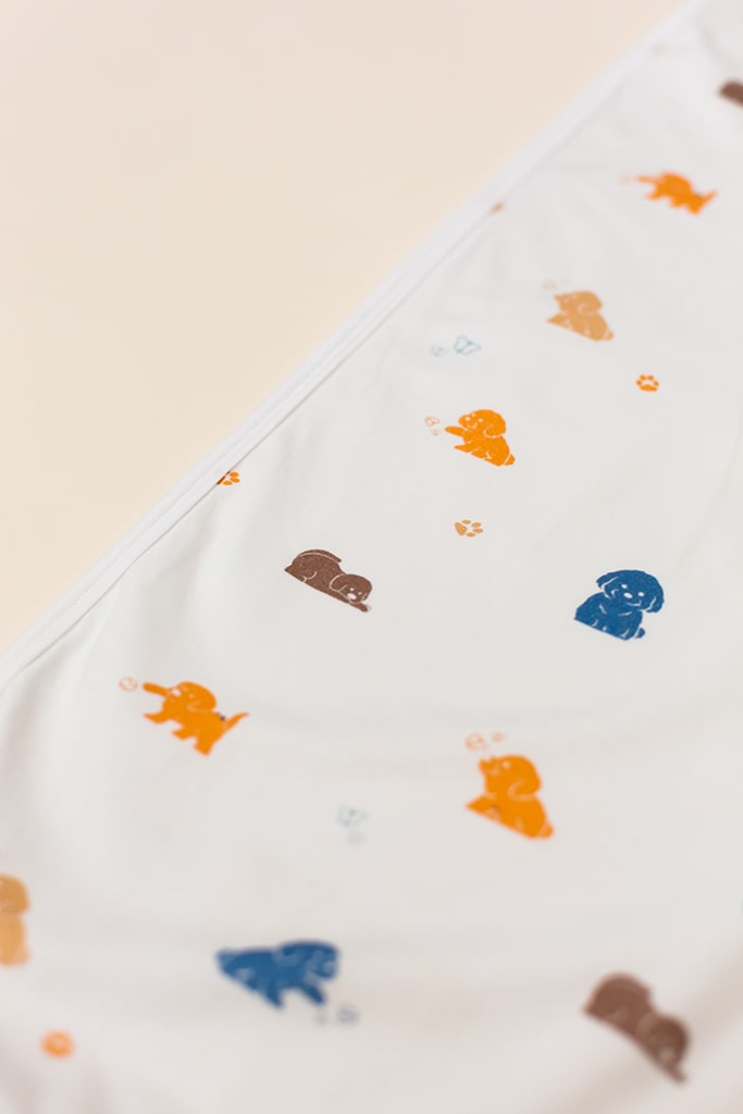 Jersey Blanket - Maltese Puppy | Ideal for Newborn Baby Gifts | The Elly Store Singapore
