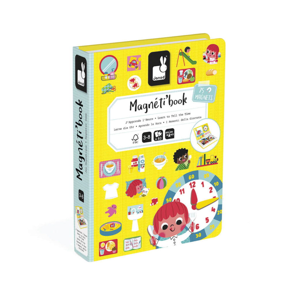 Janod Magneti’book Learn to Tell the Time