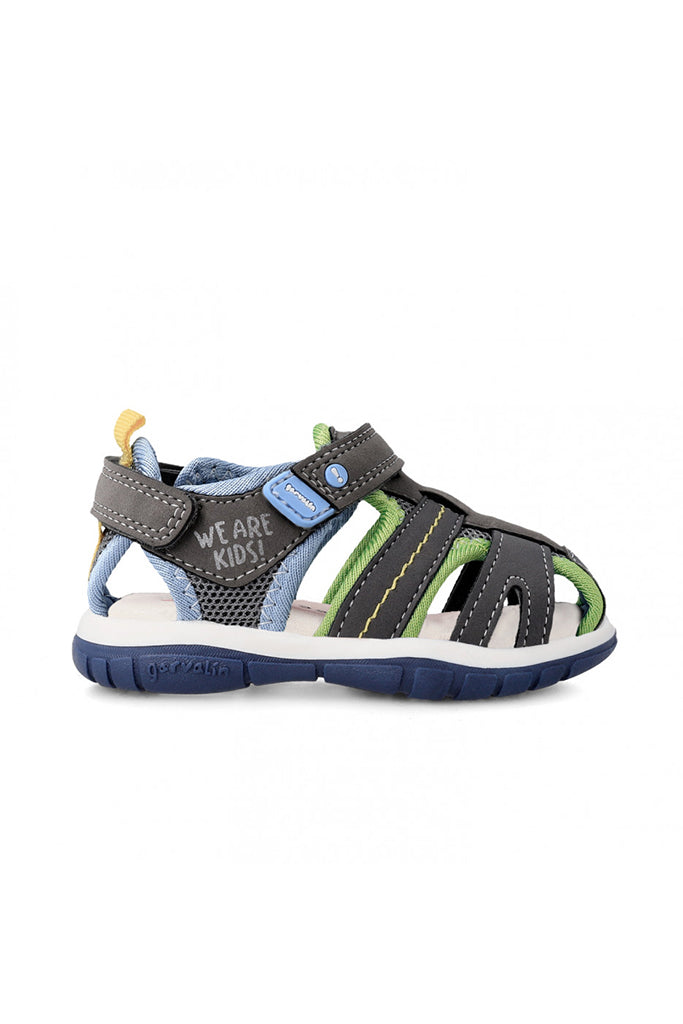 Mat Sandals - Grey / Green / Blue