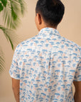 Men's Shirt - Blue Safari