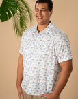 Men's Shirt - Blue Safari