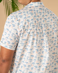 Men's Shirt - Blue Safari