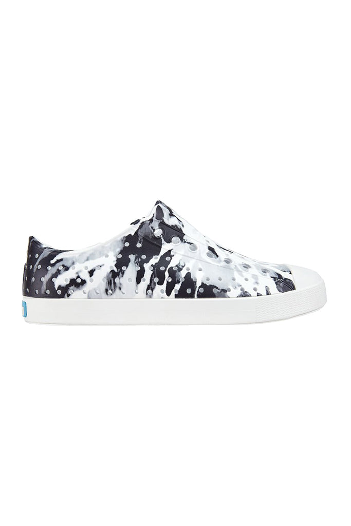 Native Kids Shoes - Jefferson Shell White / Shell White / Grey Tie Dye side
