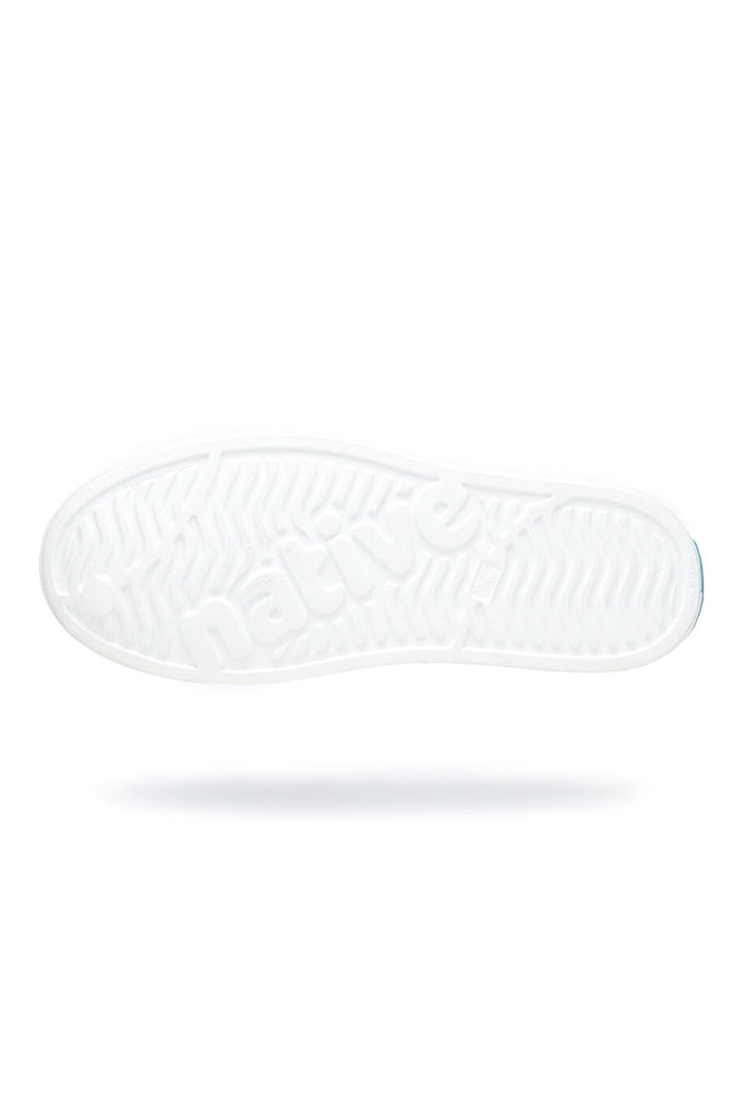Native Kids Shoes - Jefferson Shell White / Shell White / Grey Tie Dye sole