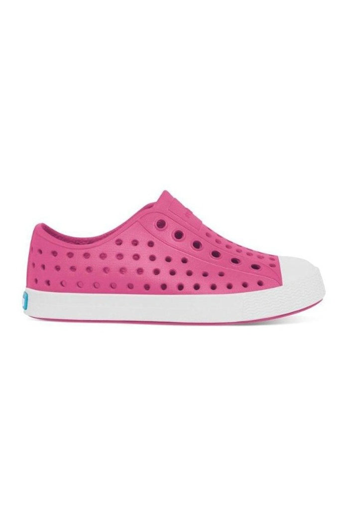 Native Jefferson - Hollywood Pink / Shell White Kids Shoes Singapore