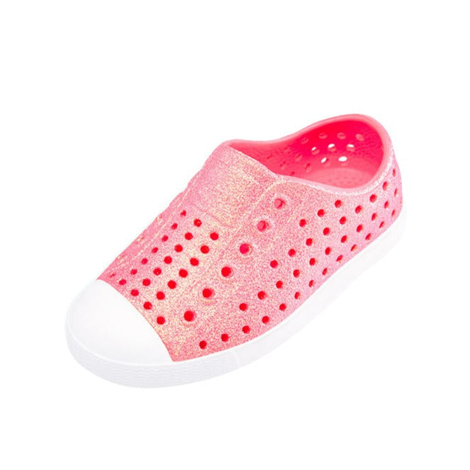 Native Kids Shoes - Jefferson Floyd Bling / Shell White | The Elly Store