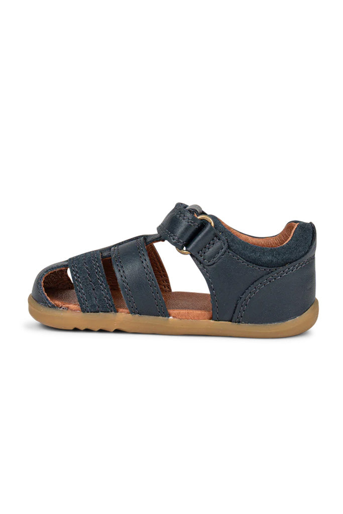 Bobux Navy Roam Sandals Step Up | The Elly Store