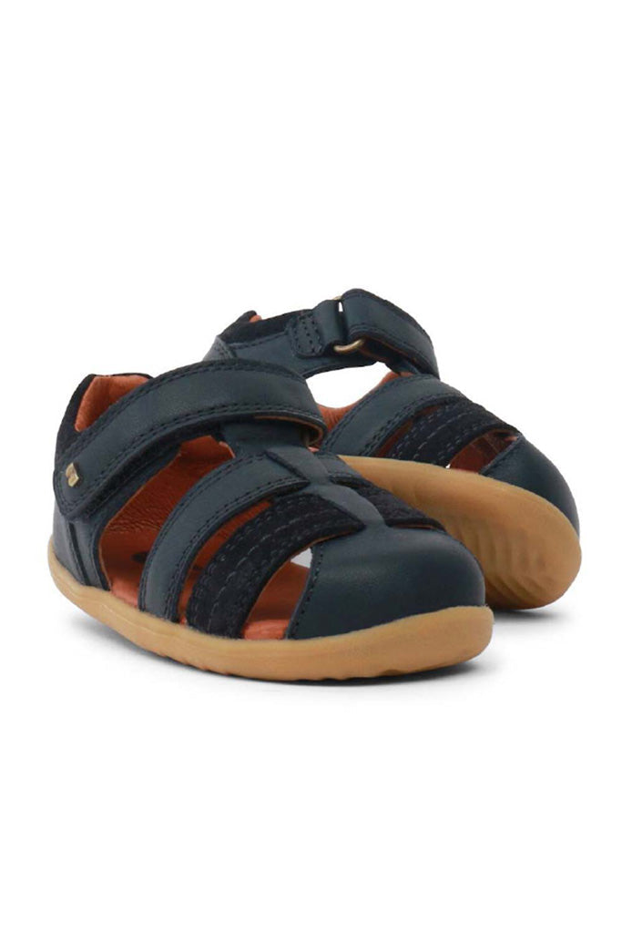Bobux Navy Roam Sandals Step Up | The Elly Store