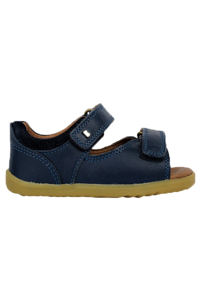 Bobux Navy Driftwood Sandals Step Up | The Elly Store