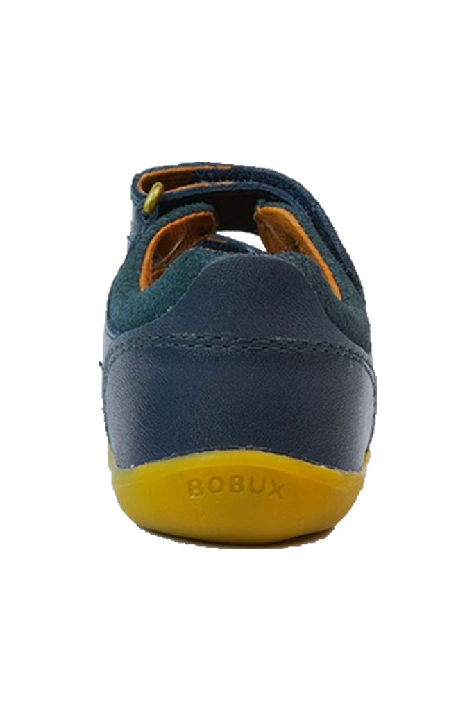 Bobux Navy Driftwood Sandals Step Up | The Elly Store