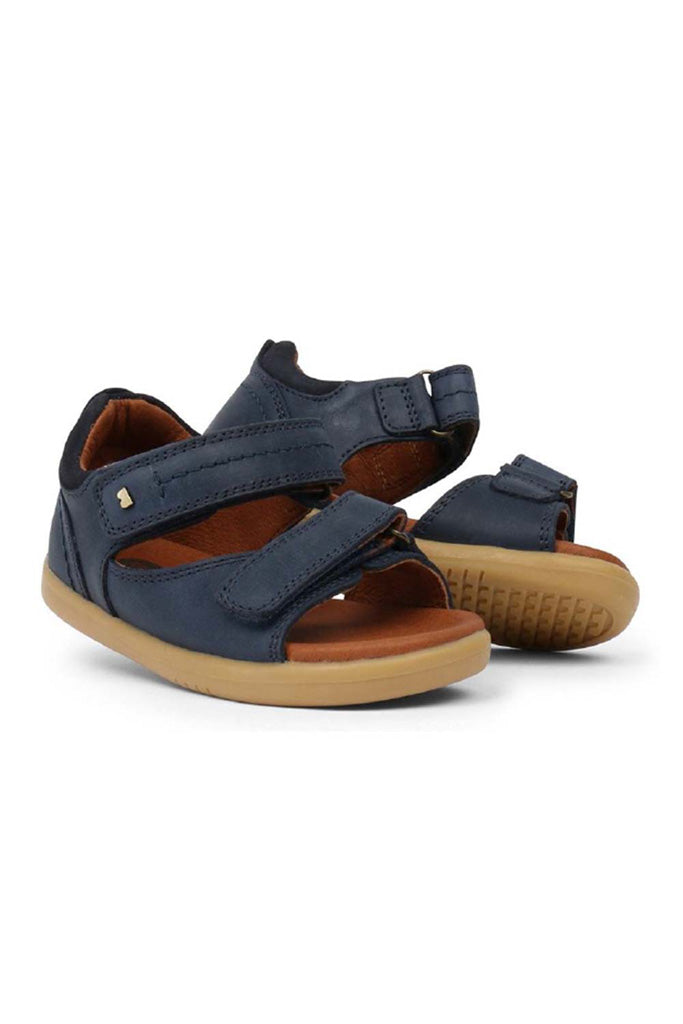 Bobux Navy Driftwood Sandals i-Walk | Kids Sandals at The Elly Store