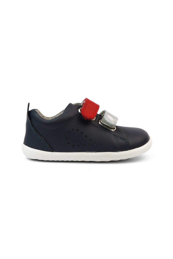 Bobux Navy Grass Court Switch Step Up | The Elly Store