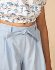 Nicole Pants - Pastel Blue