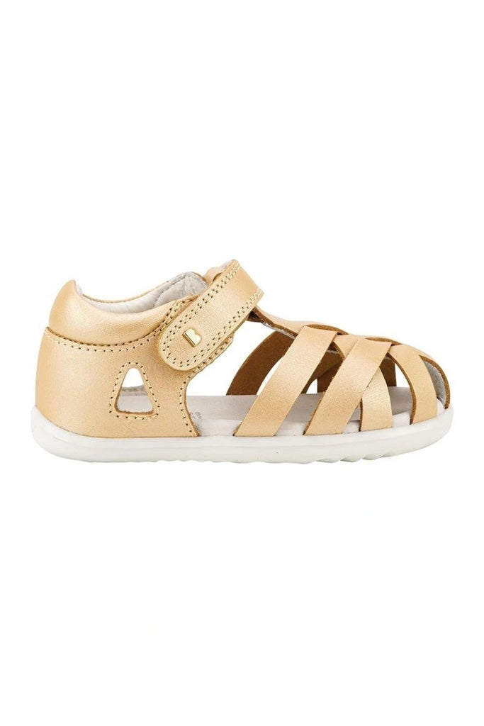Bobux Pale Gold Tropicana II Sandals Step Up | The Elly Store