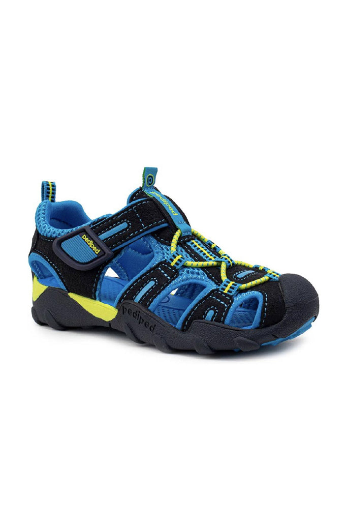 Pediped Flex Canyon Black Adventure Sandals | The Elly Store