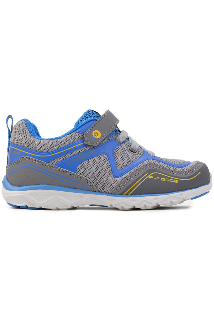 Pediped Flex Force Grey Blue Athletic Shoes | The Elly Store