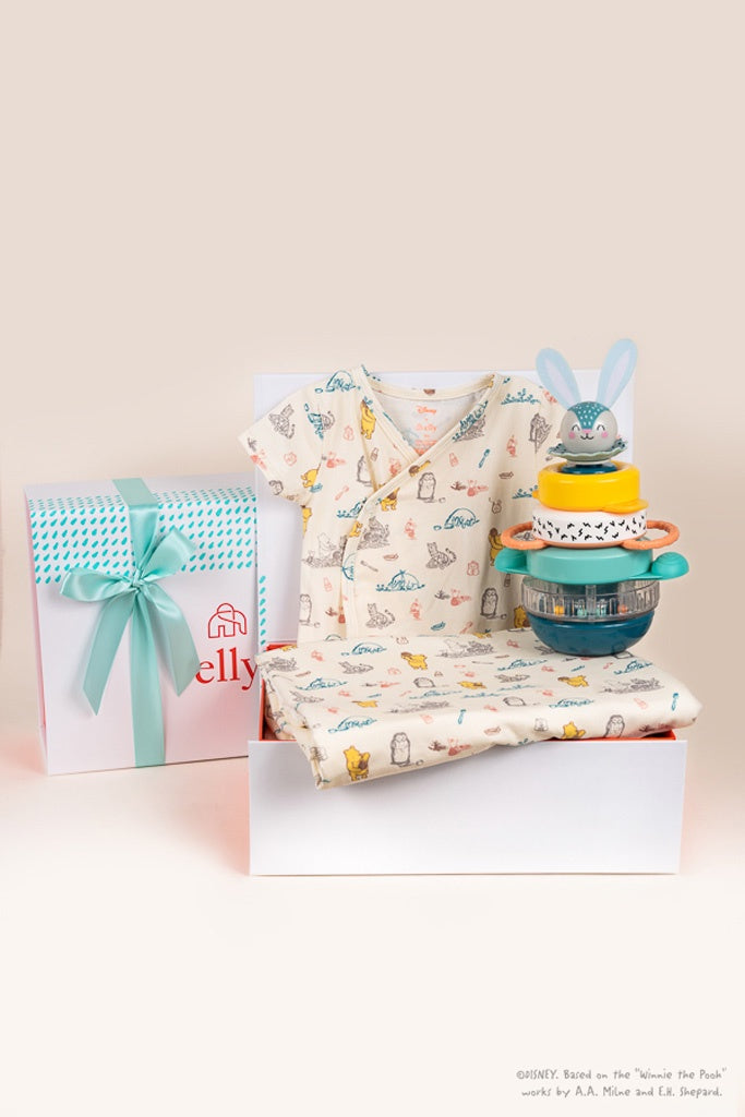 Baby Gift Set - Picnic with Pooh | Ideal for Newborn Baby Gifts | The Elly Store Singapore