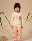 Jogger Pants - Pink Rose Gold Stripes