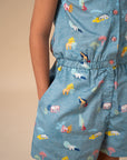 Railey Playsuit - Blue Wilderness