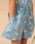 Railey Playsuit - Blue Wilderness