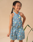 Railey Playsuit - Blue Wilderness