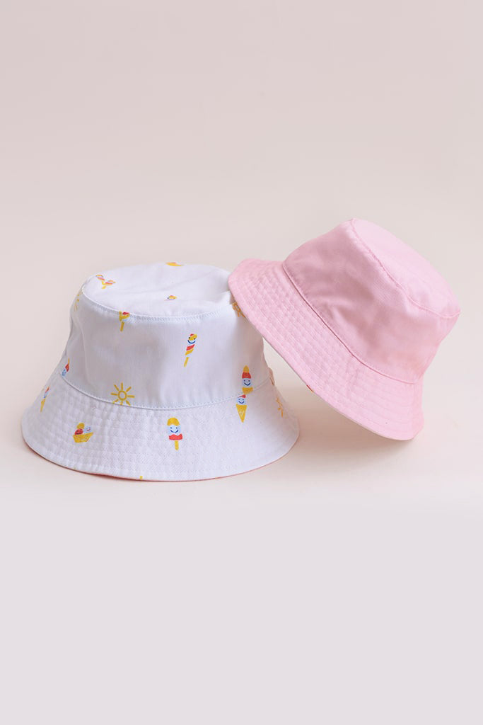 Kids Reversible Bucket Hat - Ice Cream | Accessories | The Elly Store Singapore