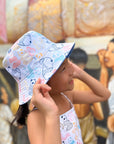 Kids Reversible Bucket Hat - Pastel Panda | Accessories | The Elly Store Singapore