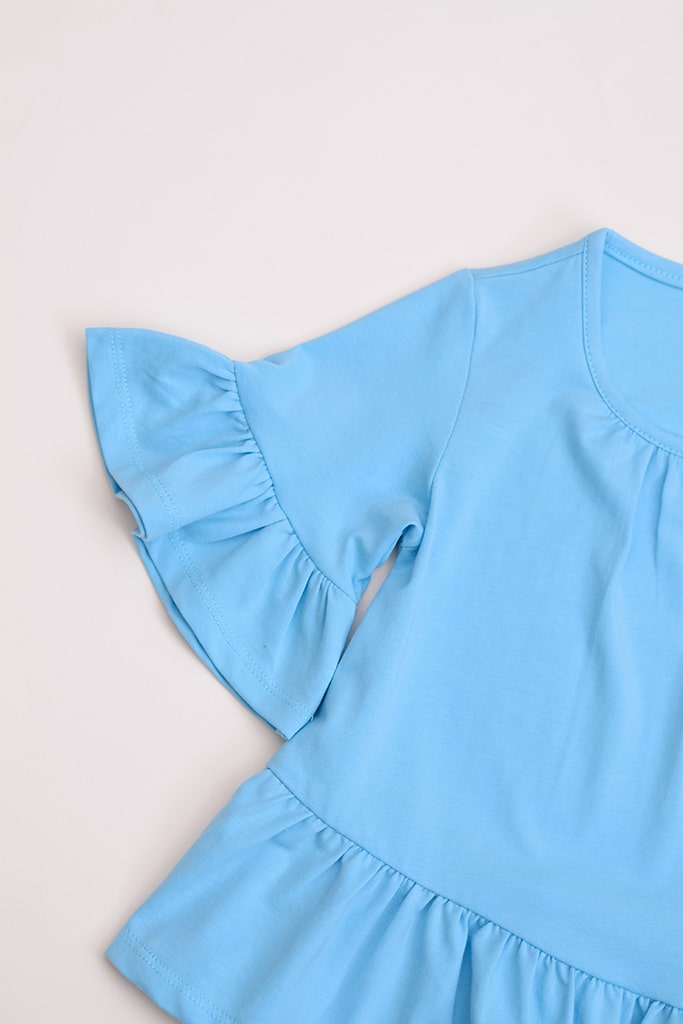 River Blouse - Blue | Girls Tops | The Elly Store Singapore