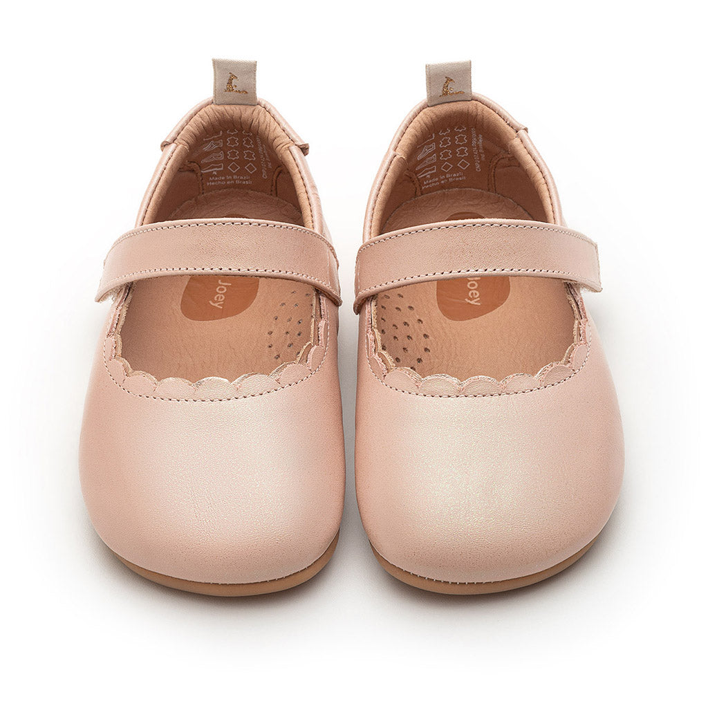 Tip Toey Joey Roundy Shoes - Candy Dream / Metallic Salmon