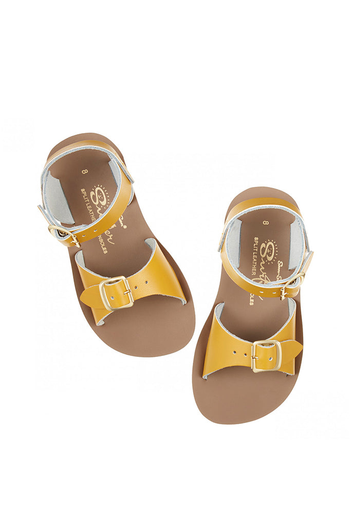 SaltWater Sandals Surfer Sandals Mustard top