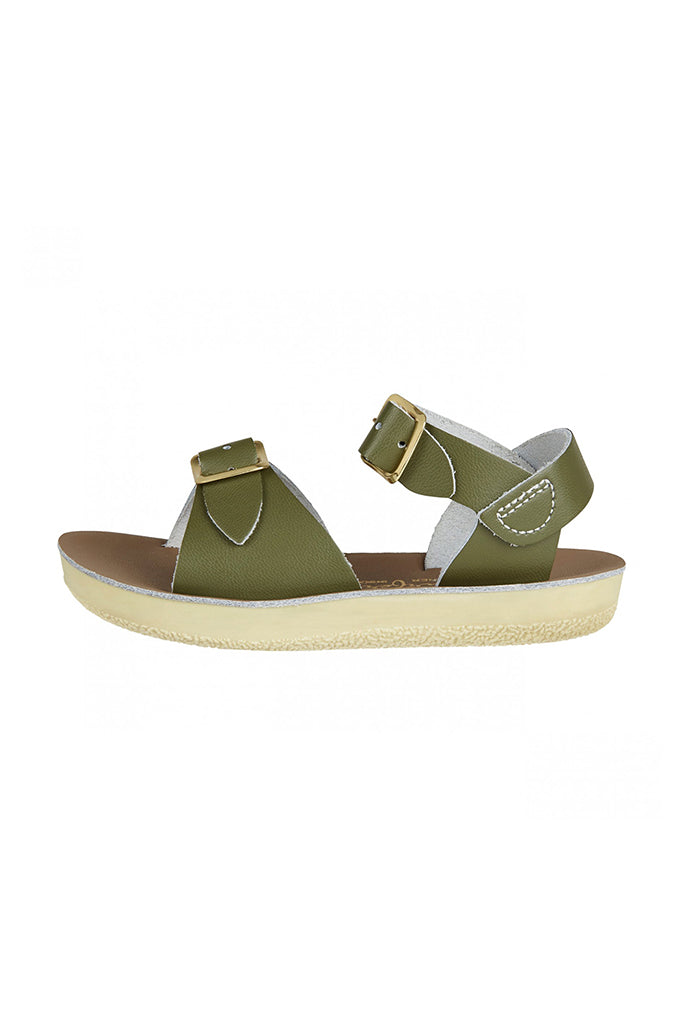 Saltwater Sandals Surfer Sandals Olive side