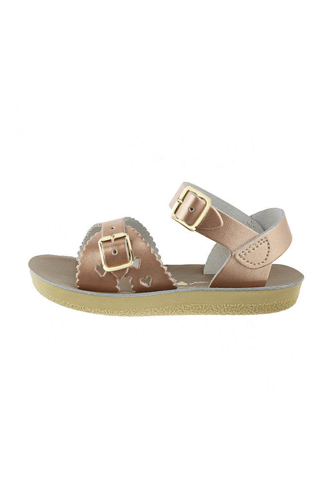 Salt-Water Sandals | Sweetheart Sandals - Rose Gold | The Elly Store