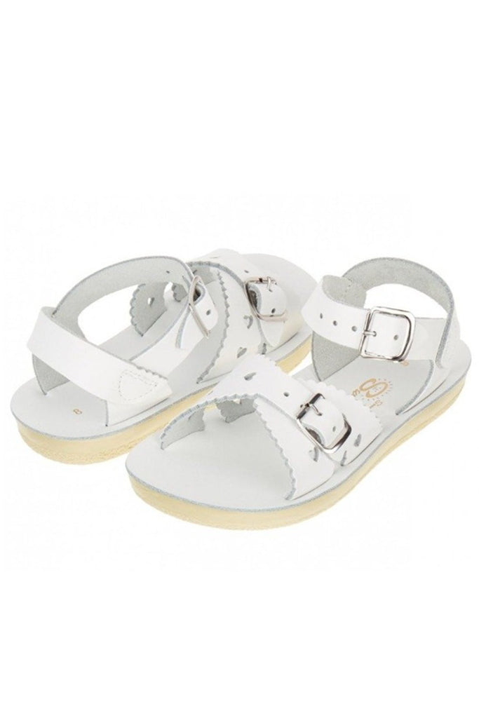 Salt-Water Sandals | Sweetheart Sandals - White | The Elly Store