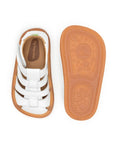 Tip Toey Joey Sandy Sandals - White