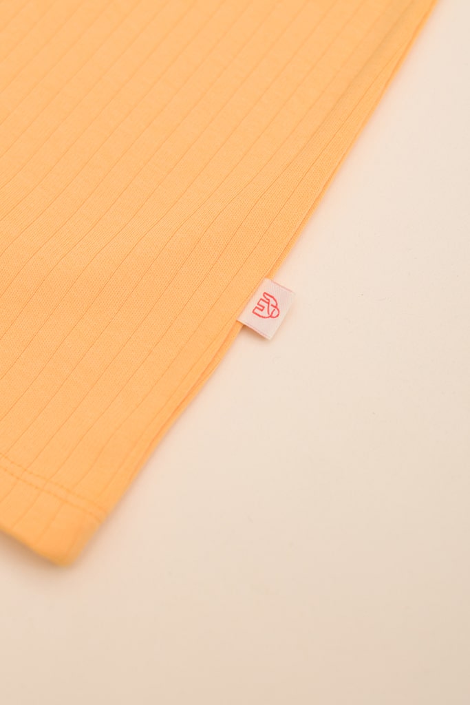 Short-Sleeve Romper - Pastel Orange | Baby Clothing Essentials at The Elly Store