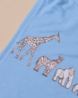 Baby Soother - Blue Animal March