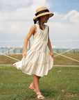 Sophie Dress - Cream Freesias