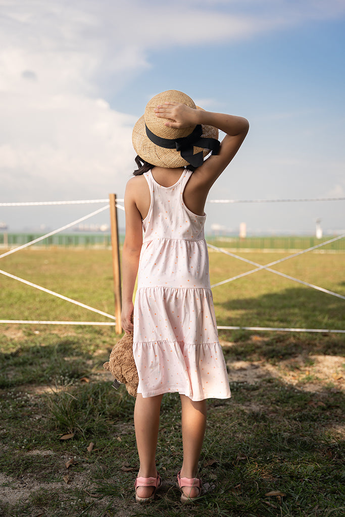 Sophie Dress - Pink Polka Dots