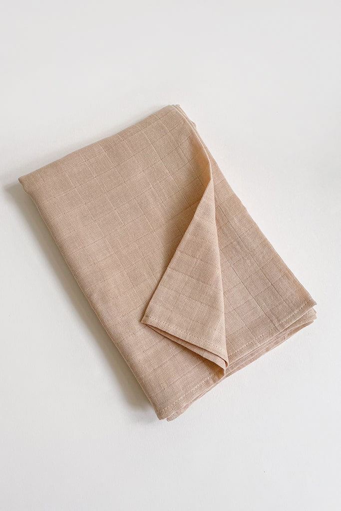 Organic Cotton Swaddle - Latte | Baby Essentials at The Elly Store Singapore