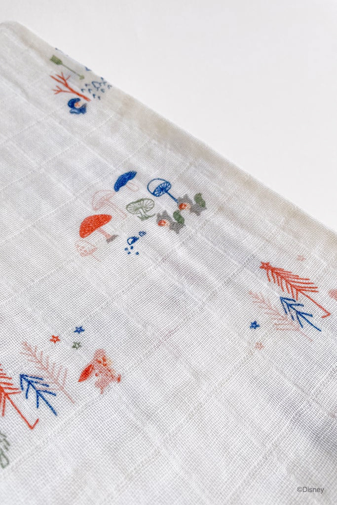 Disney x elly Organic Cotton Muslin Swaddle Blanket - Peter Pan and the Lost Boys | Ideal for Newborn Baby Gifts | The Elly Store Singapore
