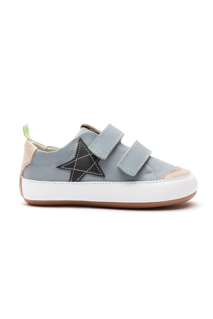 Bossy Star Sneakers - Tide Blue / Pumice / Ash | Tip Toey Joey Baby Shoes | The Elly Store