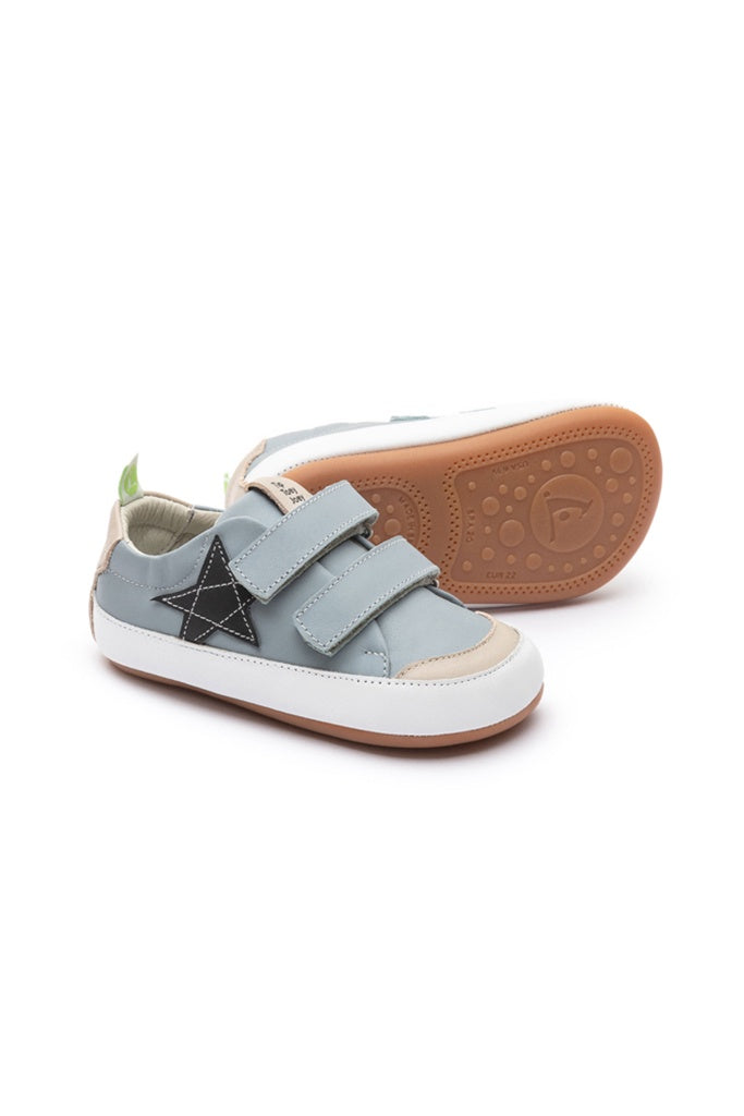 Bossy Star Sneakers - Tide Blue / Pumice / Ash | Tip Toey Joey Baby Shoes | The Elly Store
