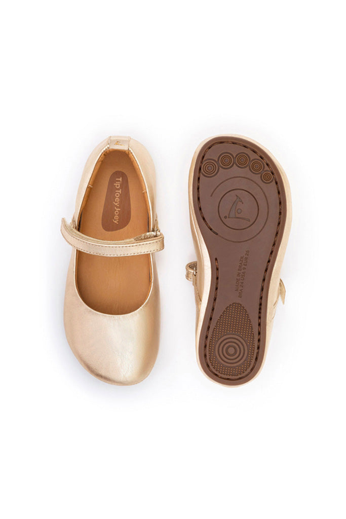 Marie Shoes - Champagne | Tip Toey Joey Girls Kids Shoes